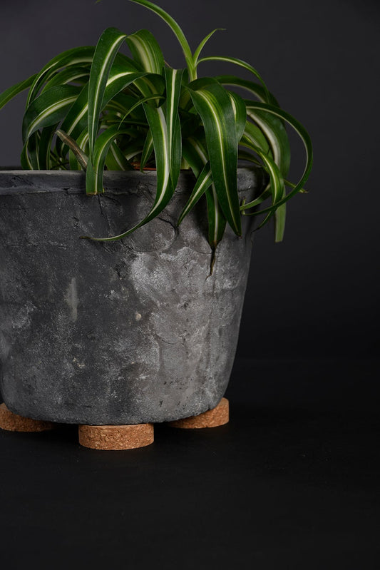 Ensemble de quatre pieds pour pot en liège