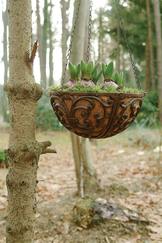 Crochet pour panier suspendu en fonte S