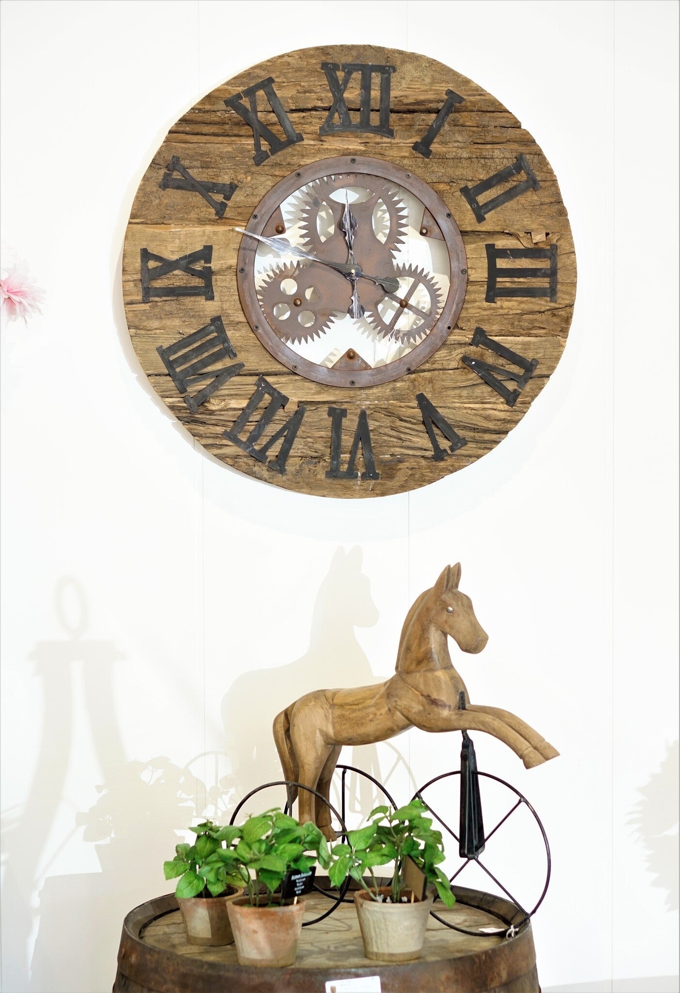 Horloge en bois dormant