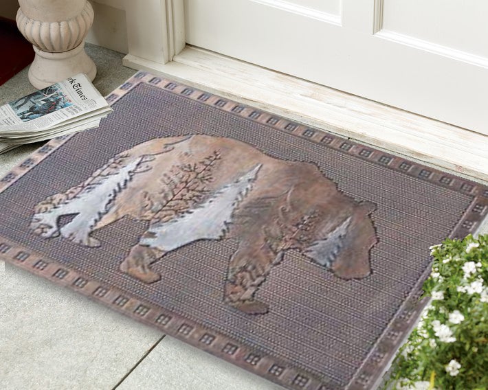 "Paillasson ours de la forêt, 18x30in, 15% de réduction"