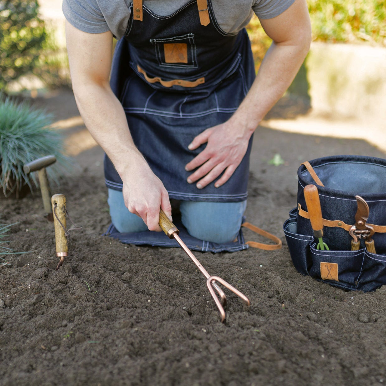 Denim Garden Tool Bag