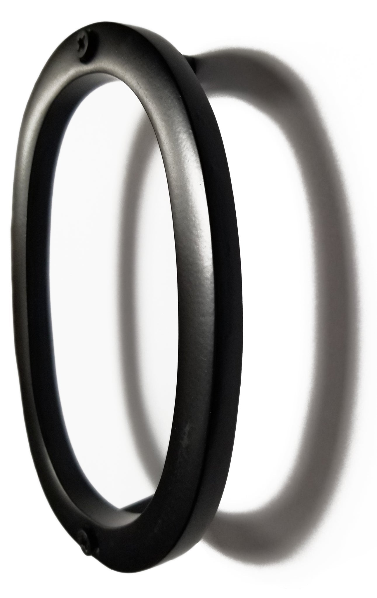 Numéro d'adresse de maison d'ombre à montage flottant, #0, noir, aluminium, 6 pouces
