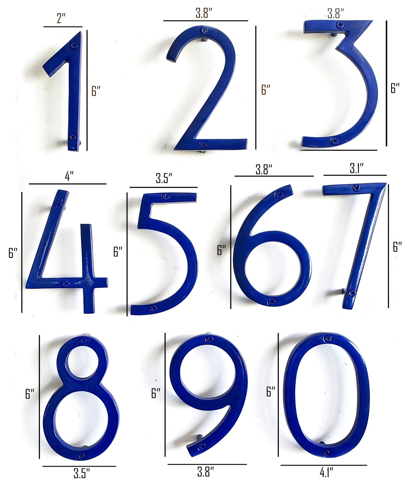 "Blue Shadow House Numéro 5, 6 pouces, Dernière Chance"
