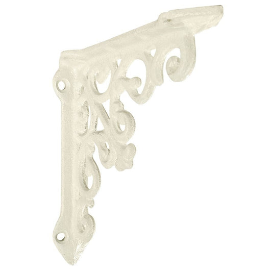 "Support d'étagère victorien, petit, blanc, 50 % de réduction"