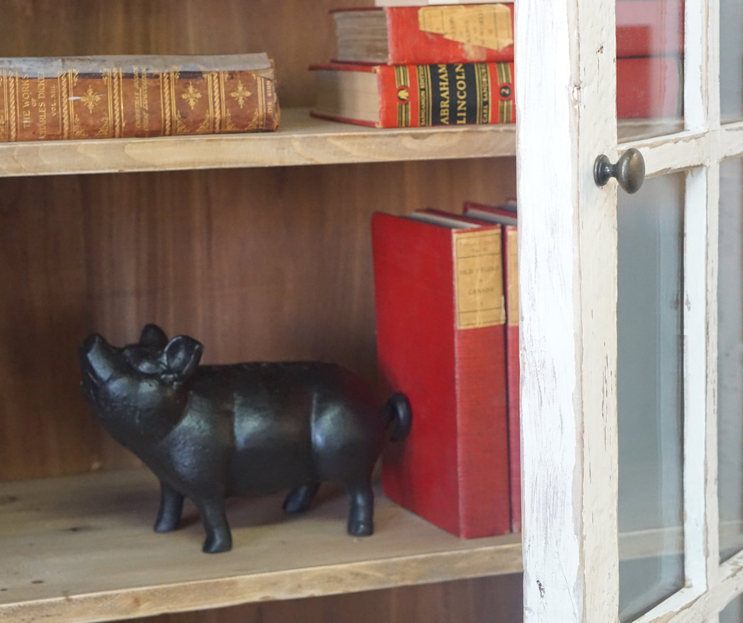 "Cochon En Fonte, Noir"