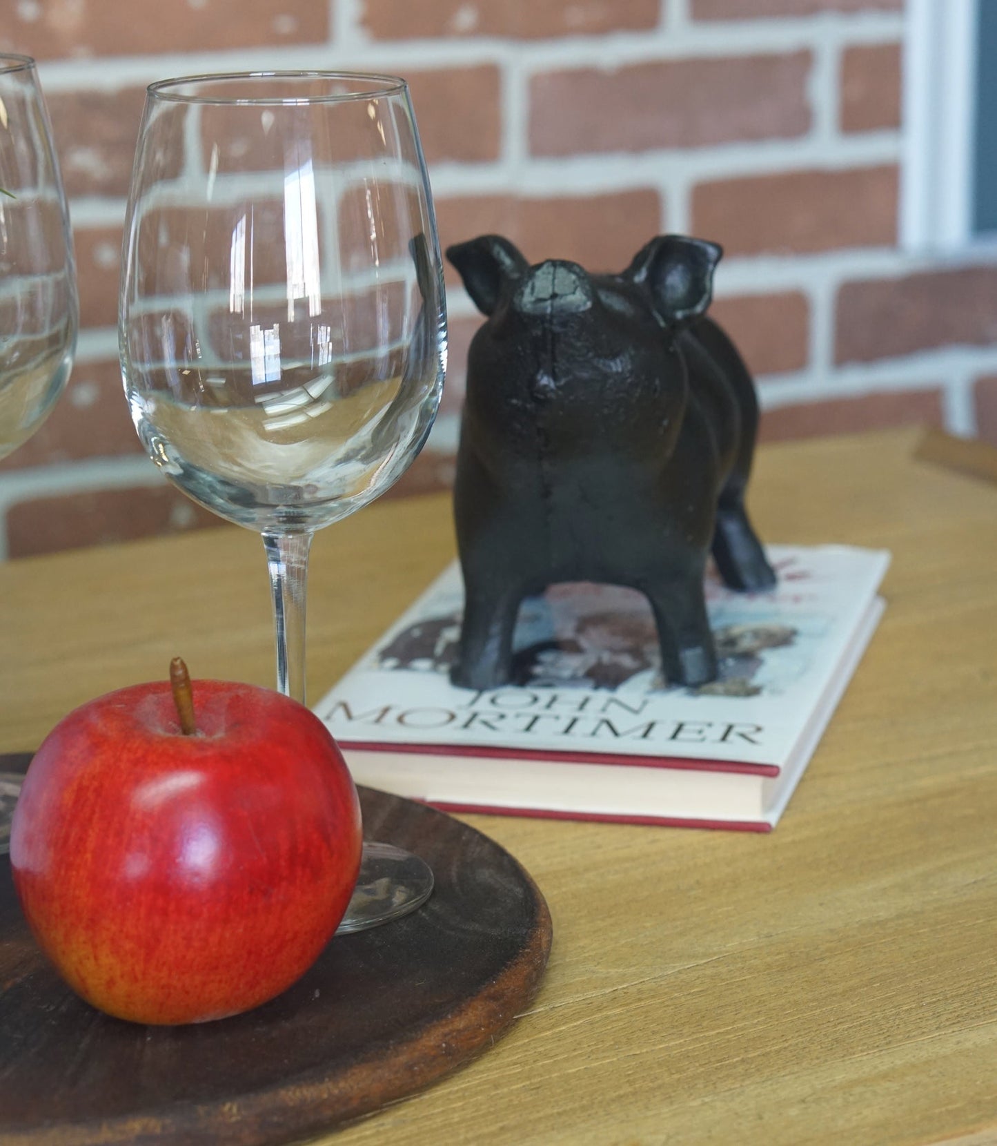 "Cochon En Fonte, Noir"