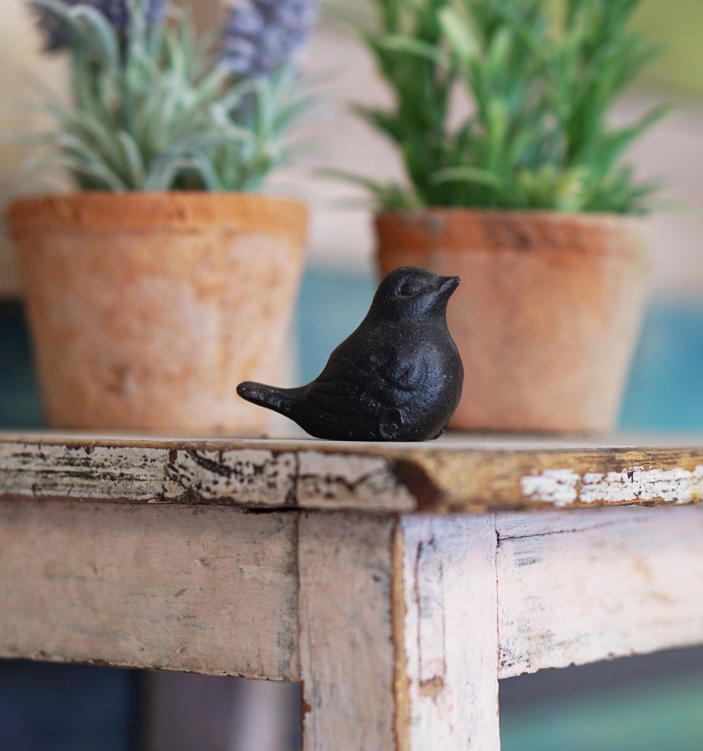 Mini statues de jardin d'oiseaux, petites statuettes d'oiseaux pour jardins et cours