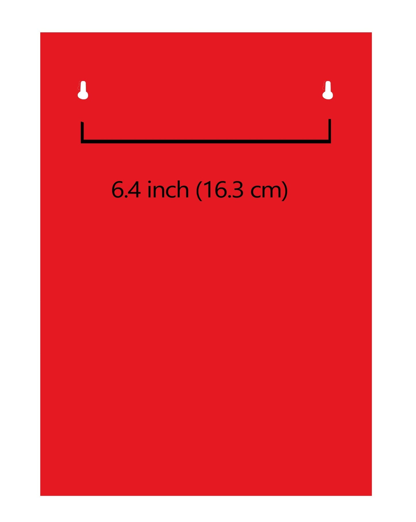 Boîte aux lettres Bradly en acier rouge