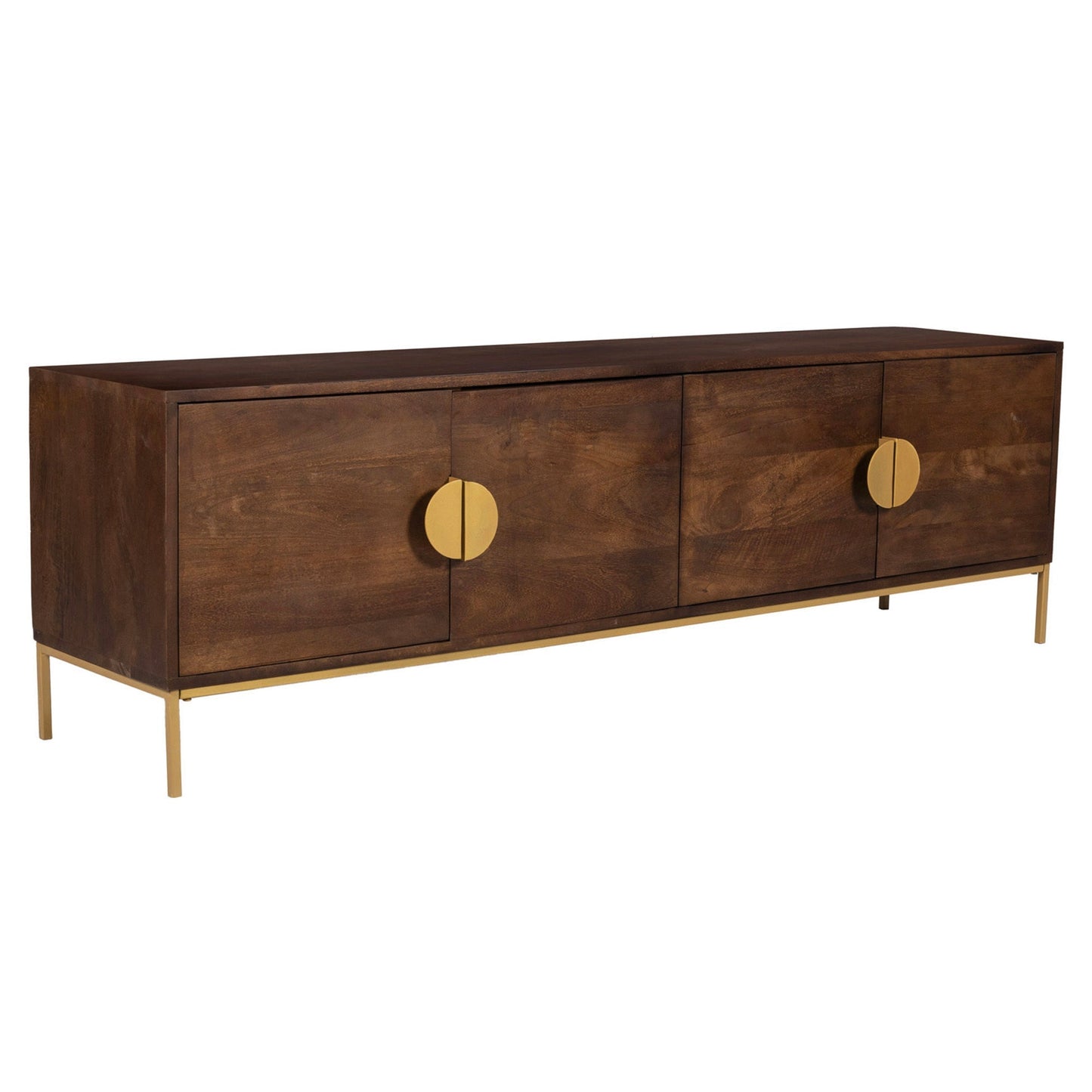 Priya Entertainment Unit, 4 Door, Walnut