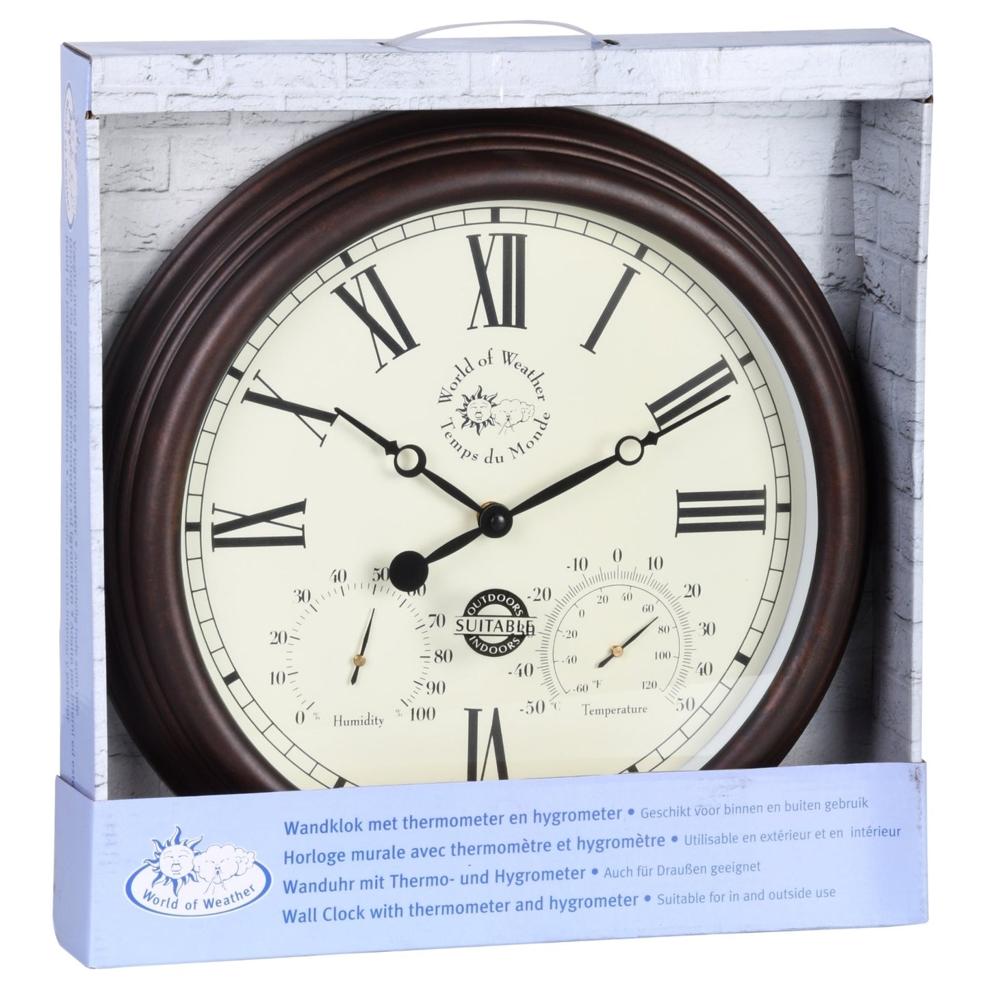 Outdoorclock Plastic Roman Nrs. L
