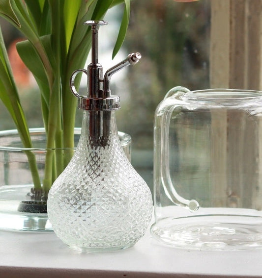 Hobnail Glass Plant Mister Vaporisateur - Petit vaporisateur pour plantes