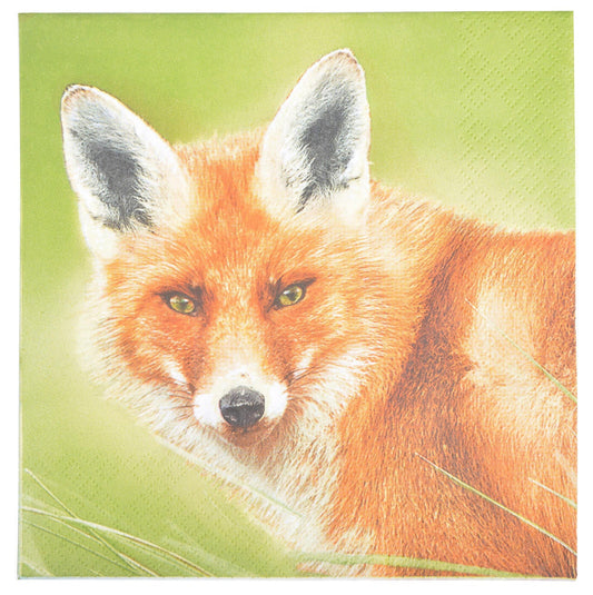 Serviettes papier Renard 33X33cm