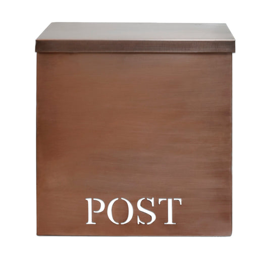 "Boîte Aux Lettres Stanley Fer, Cuivre Antique, A/Cut"