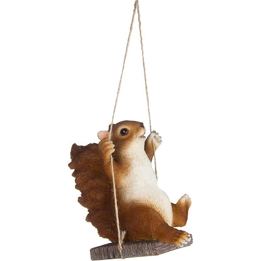 Squirrel On Swing