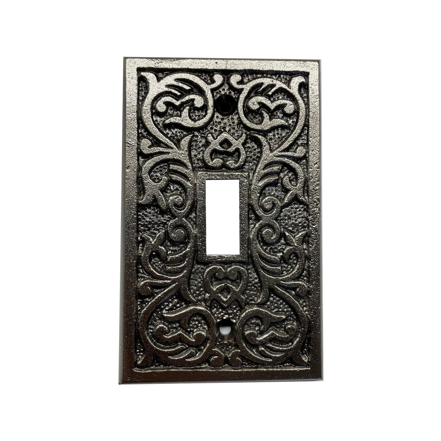 Philip Single Switch Plate, Antique Metal, Last Chance