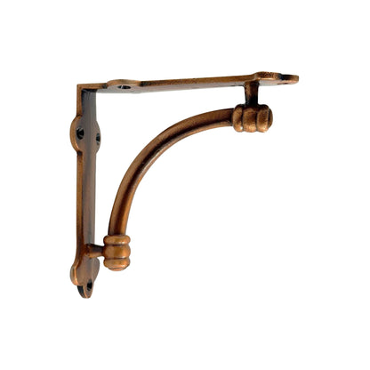 Slim Halfround Bracket, 5 inch, Copper Finish