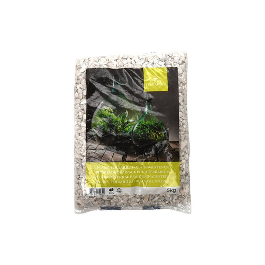 Plant Terrarium Drainage Stones White