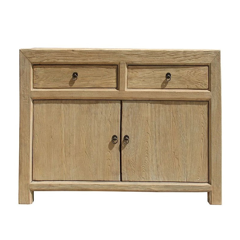 Old Elm Wooden Buffet, Natural