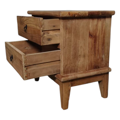 Old Elm 2Dws Bedside, Natural