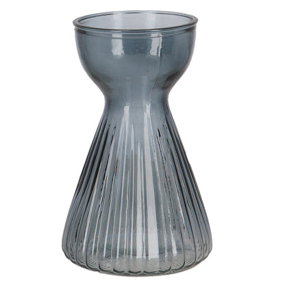 Bulb Vase Ribbed Amaryllis Ass.