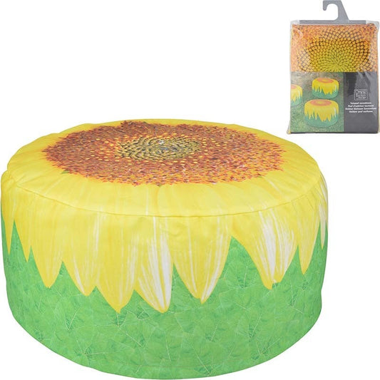 Pouf d'extérieur Tournesol., 50 % de rabais