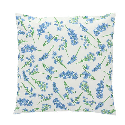 Outdoor Cushion Flowers Blue