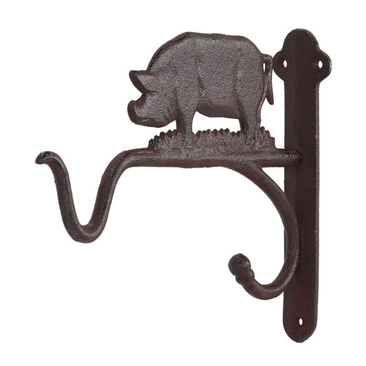 Hanging Basket Hook Pig