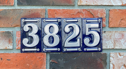 Enamel House Number 1