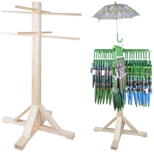 Kg Parapluie Présentoir Bois Pin, Dernière Chance