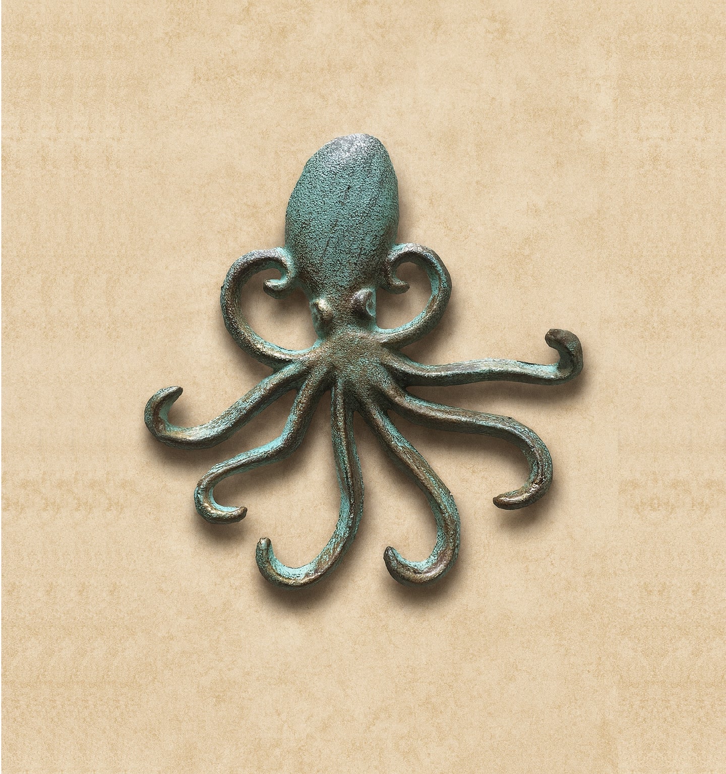 Octopus Multi Hook, crochets muraux nautiques à suspendre à l'intérieur ou à l'extérieur, vert