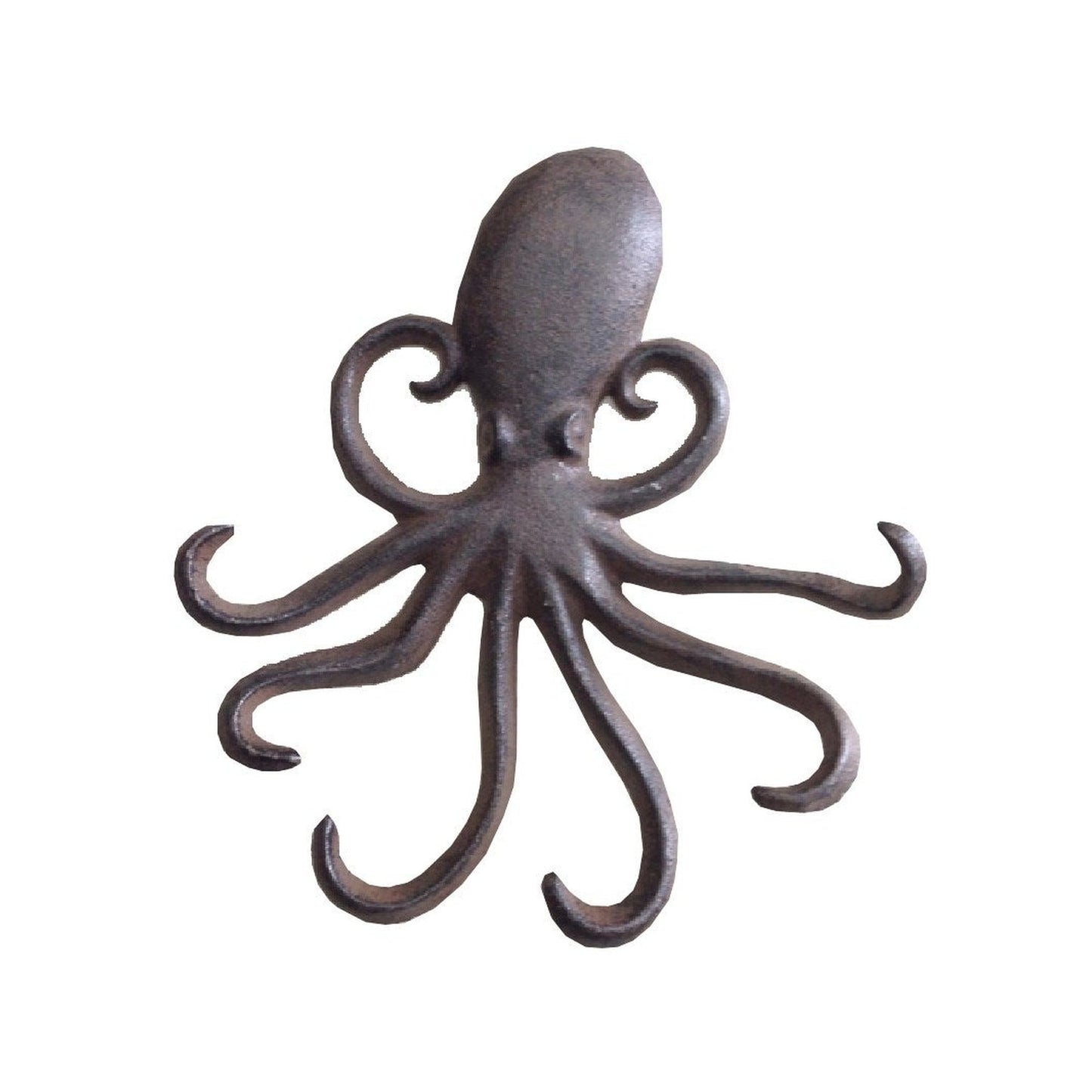 Octopus Multi Hook, crochets muraux nautiques à suspendre à l'intérieur ou à l'extérieur, marron