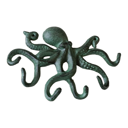 Deep Sea Octopus Hook, Antique Green