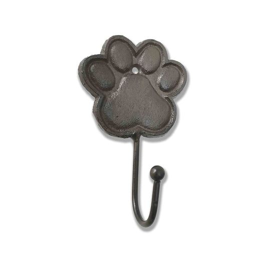 Paw Hook, Cast Iron, Brown