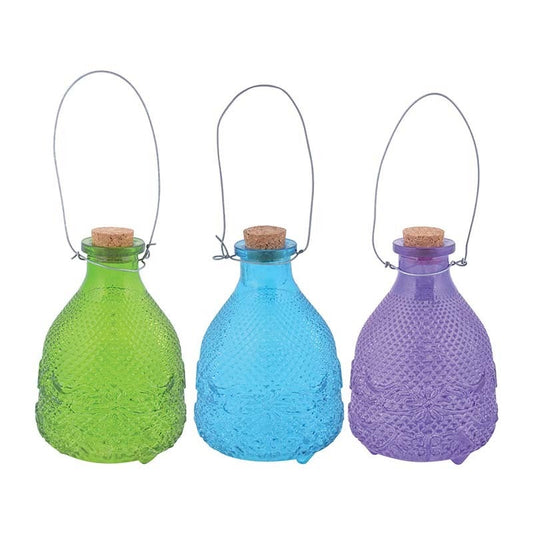 Wasp Trap Hobnail Glass 3 Colours