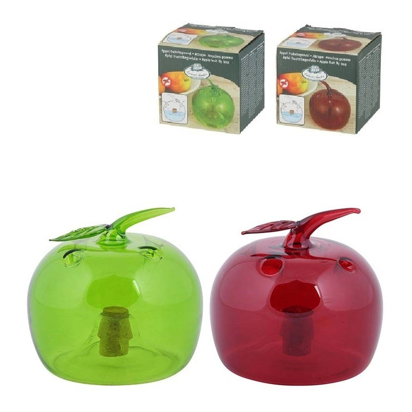 Assortiment de pommes piège à mouches des fruits