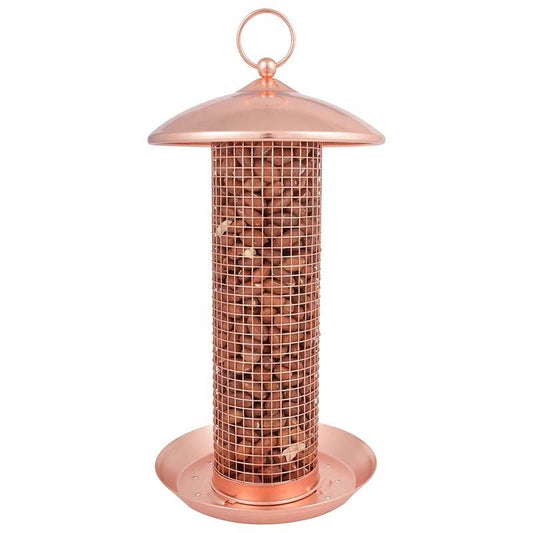 Copperplated Nut Feeder, Excl. Bird Food