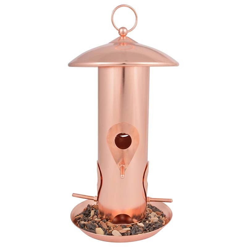 Copperplated  Seed Feeder, Excl. Bird Food