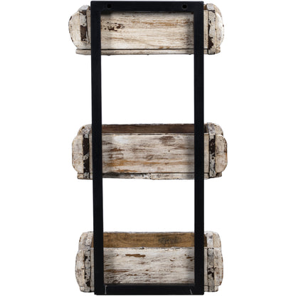 Wooden Brick Mould Tower 3, White