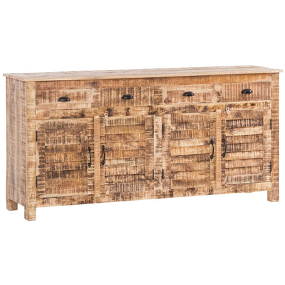 Mango Wood Sideboard 4 Dwrs 4Doors