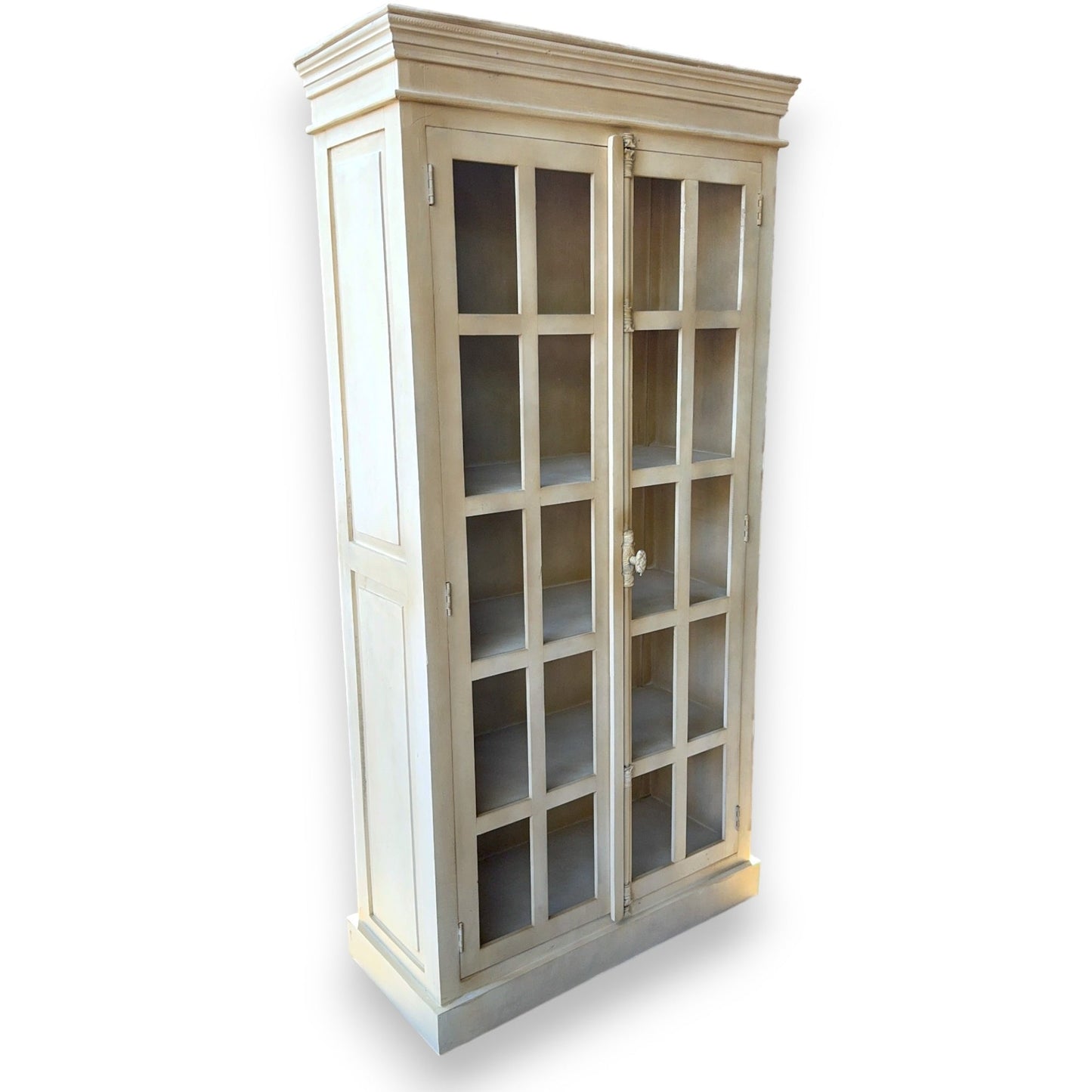 Tall Cabinet Displayer, Antique White