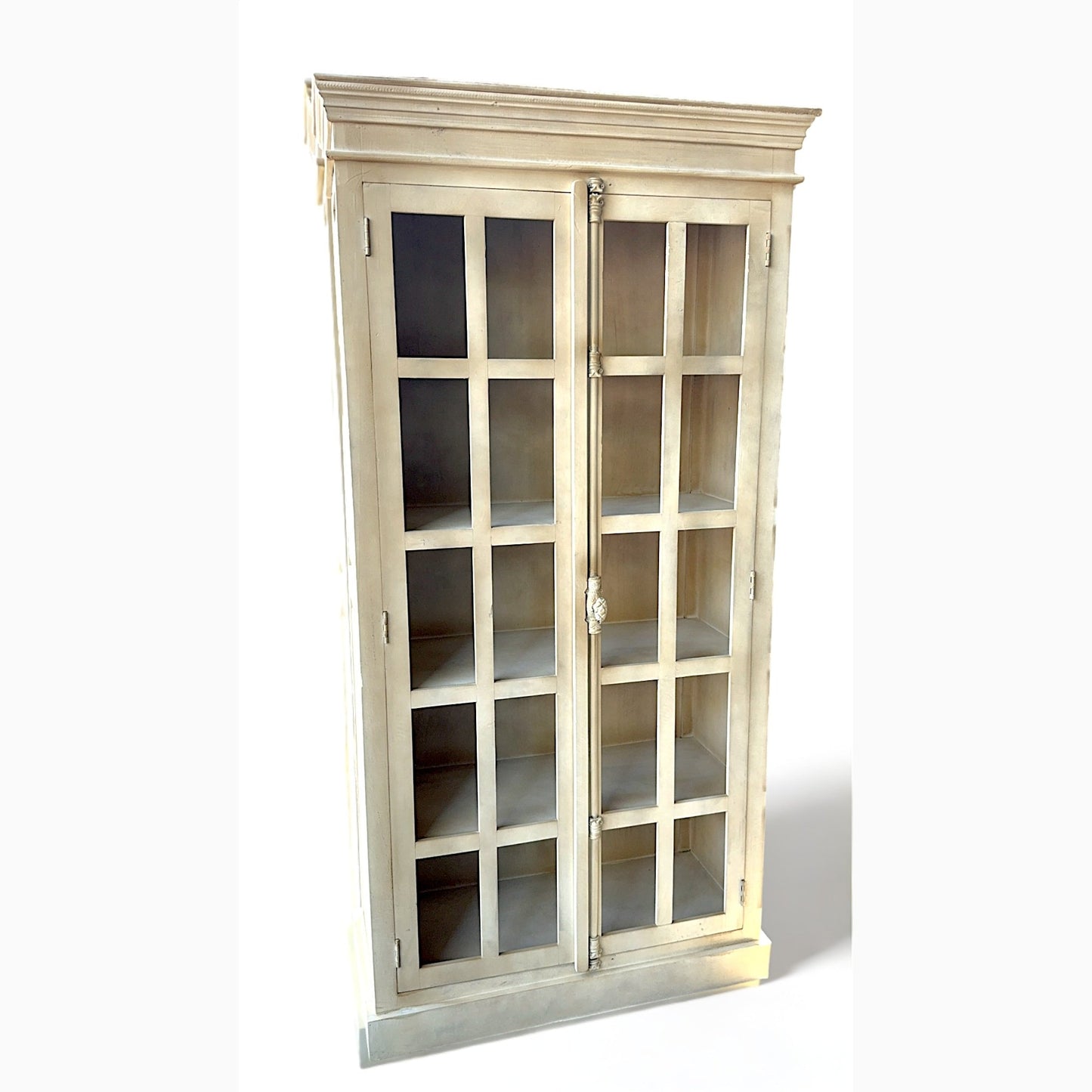 Tall Cabinet Displayer, Antique White