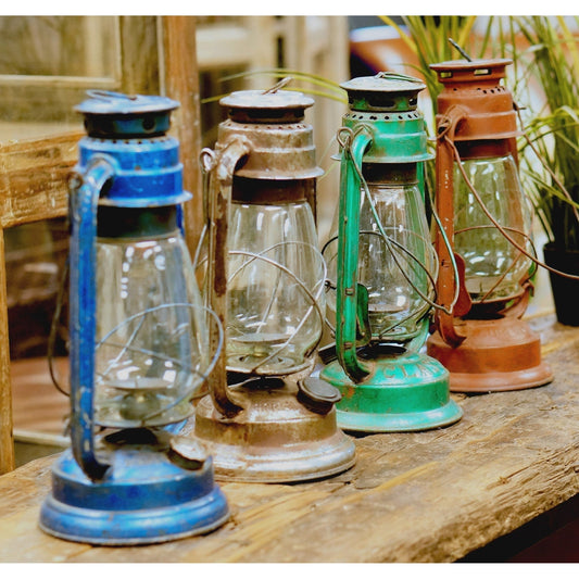 Old Glass /Metal Lantern