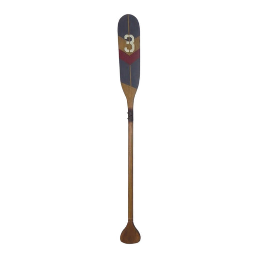 Traditional Wooden Paddle Oar