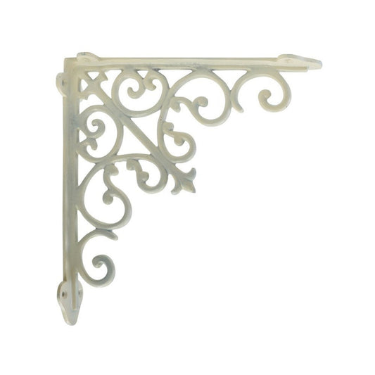 Victorian Shelf Bracket, Medium, White