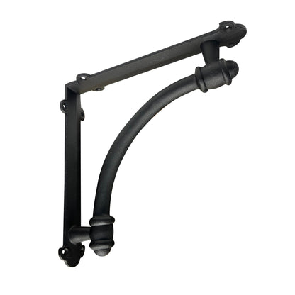 Half-Round Bracket, Black