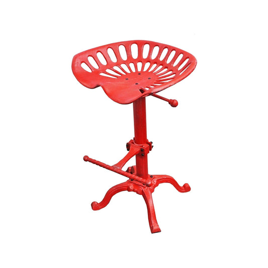 Tabouret de siège de tracteur rouge