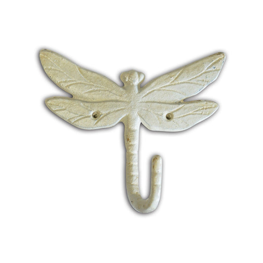 Dragonfly Hook, Antique White