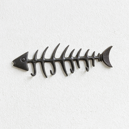Petit crochet en arête de poisson, crochets muraux nautiques pour accrocher à l'intérieur et à l'extérieur