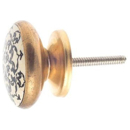 Ceramic Knob, Navy
