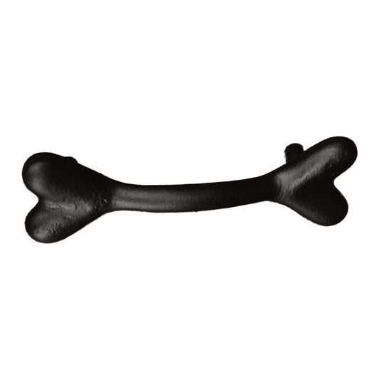Manche en os en fonte, noir